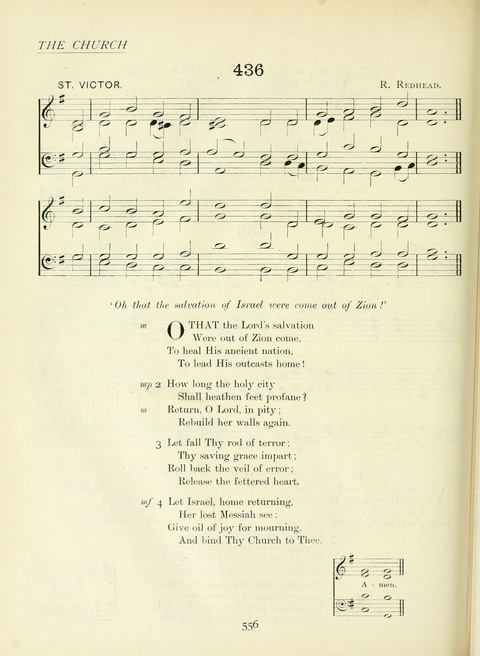 The Church Hymnary page 556