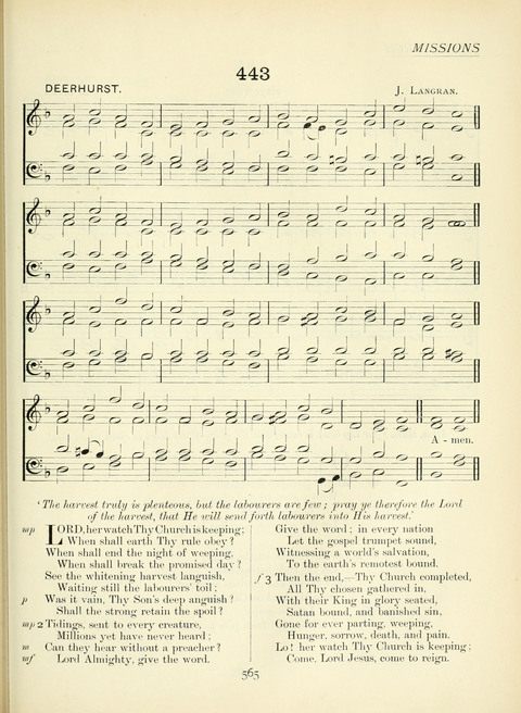 The Church Hymnary page 565