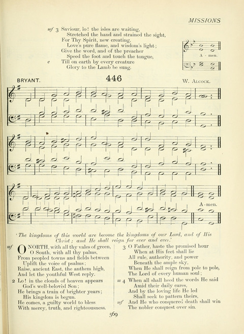 The Church Hymnary page 569