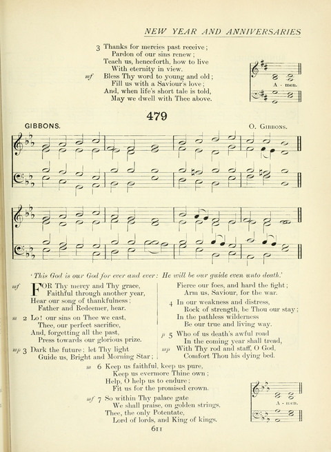 The Church Hymnary page 611