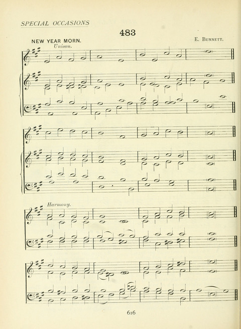 The Church Hymnary page 616