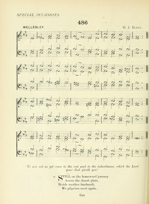 The Church Hymnary page 620