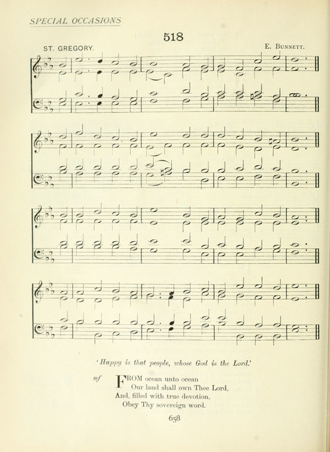The Church Hymnary page 658