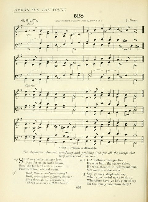 The Church Hymnary page 668