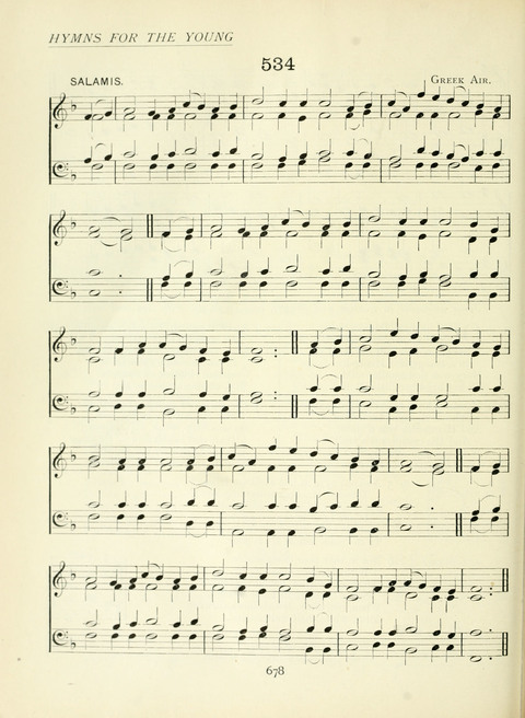 The Church Hymnary page 678