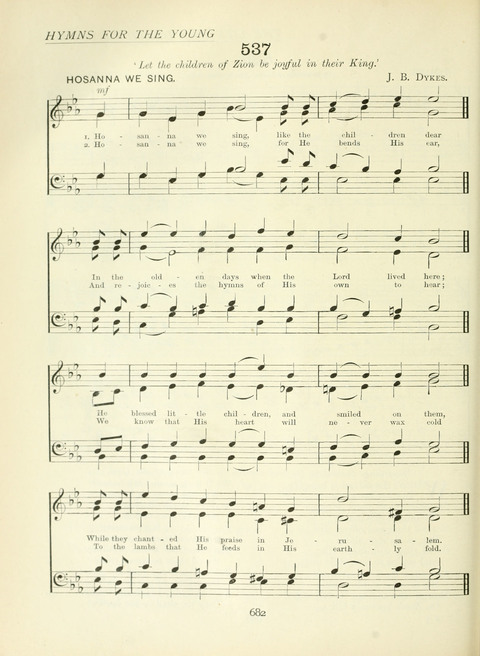 The Church Hymnary page 682
