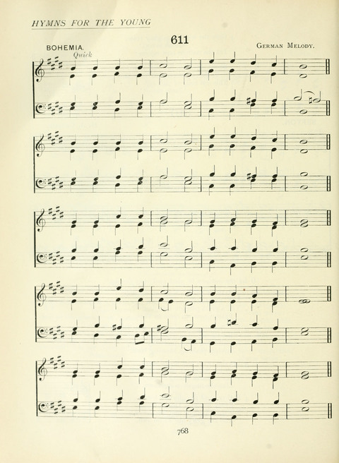 The Church Hymnary page 768