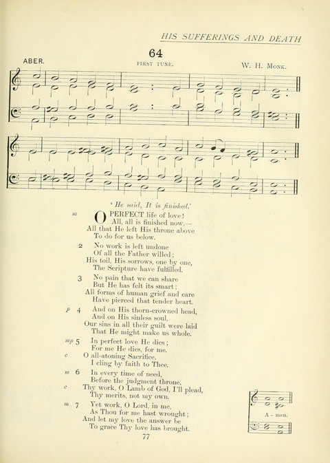 The Church Hymnary page 77