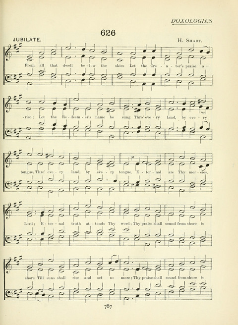 The Church Hymnary page 787