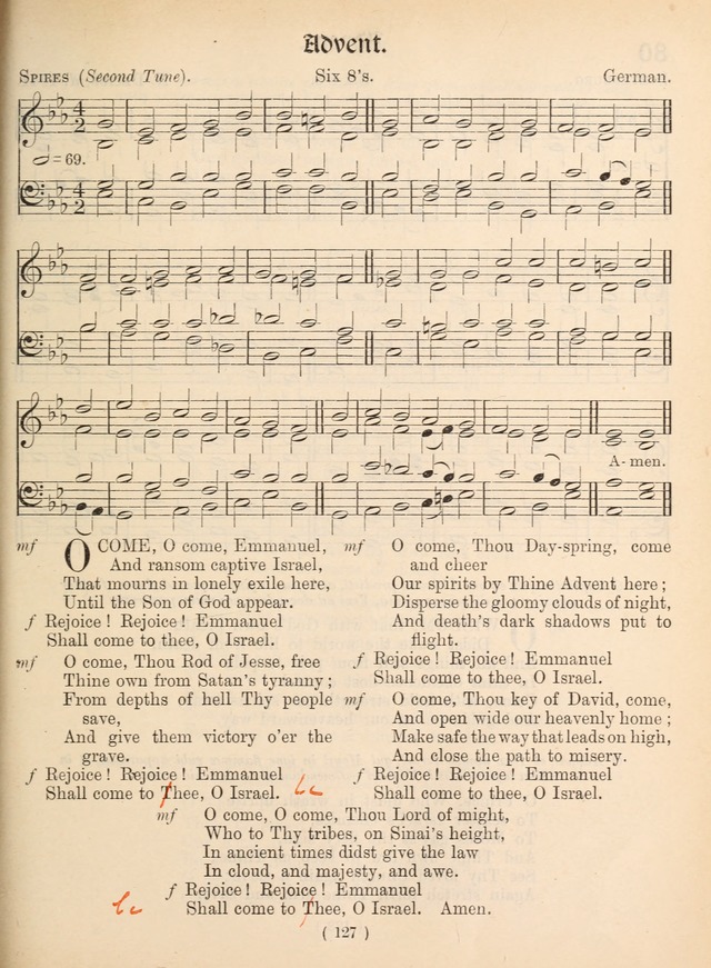 Church Hymns: with tunes (New ed.) page 127