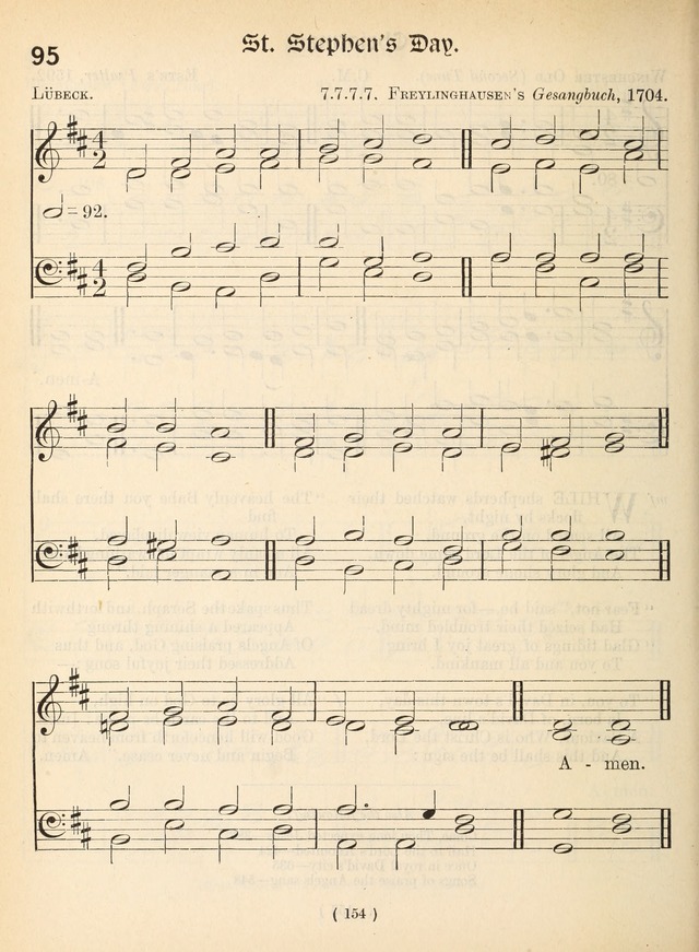 Church Hymns: with tunes (New ed.) page 154
