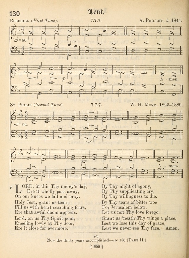 Church Hymns: with tunes (New ed.) page 202
