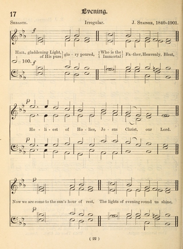 Church Hymns: with tunes (New ed.) page 22