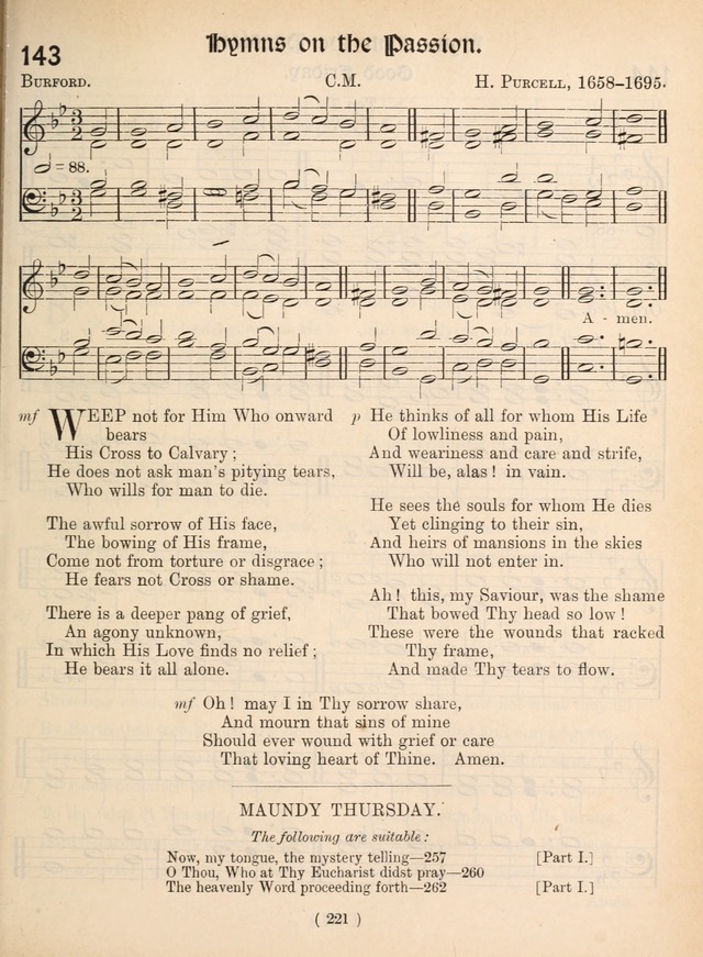 Church Hymns: with tunes (New ed.) page 221