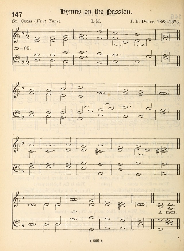 Church Hymns: with tunes (New ed.) page 226