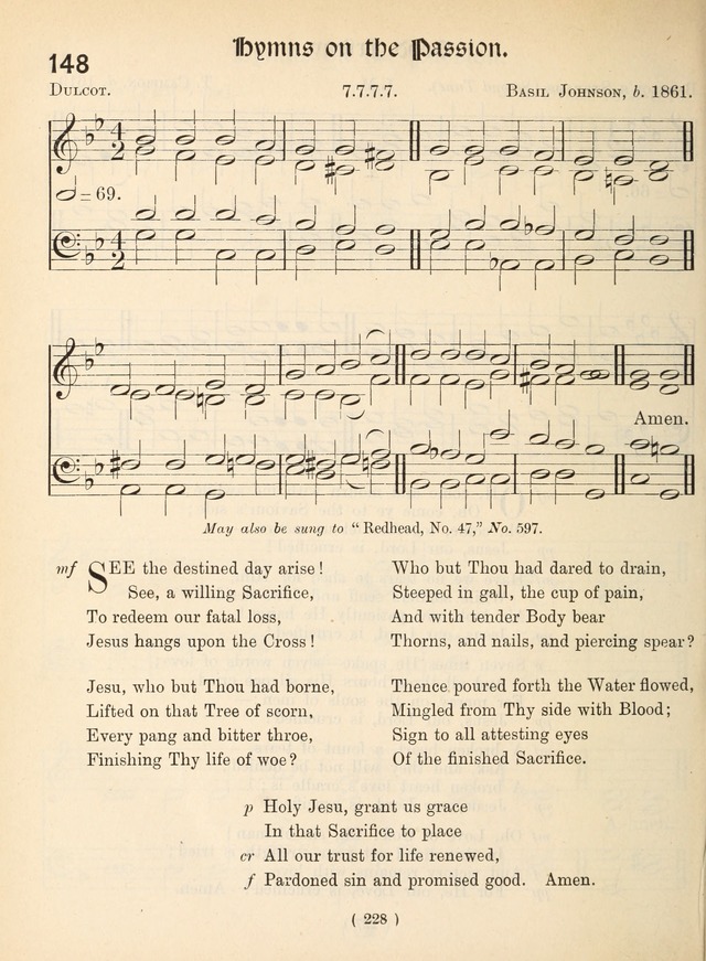 Church Hymns: with tunes (New ed.) page 228