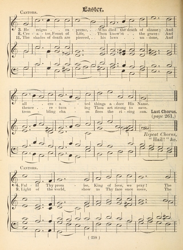Church Hymns: with tunes (New ed.) page 258
