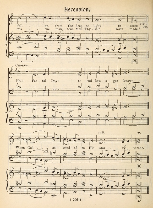 Church Hymns: with tunes (New ed.) page 296