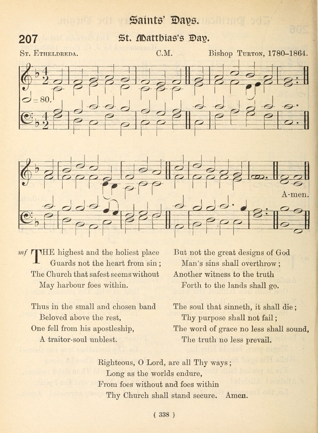Church Hymns: with tunes (New ed.) page 338