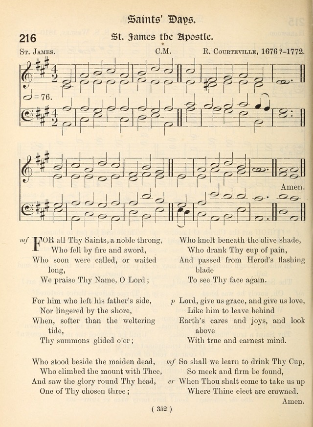 Church Hymns: with tunes (New ed.) page 352