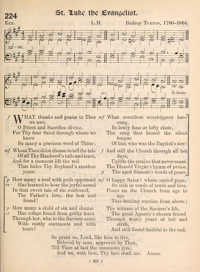 Church Hymns: with tunes (New ed.) page 361