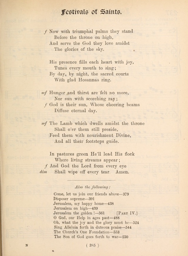 Church Hymns: with tunes (New ed.) page 385