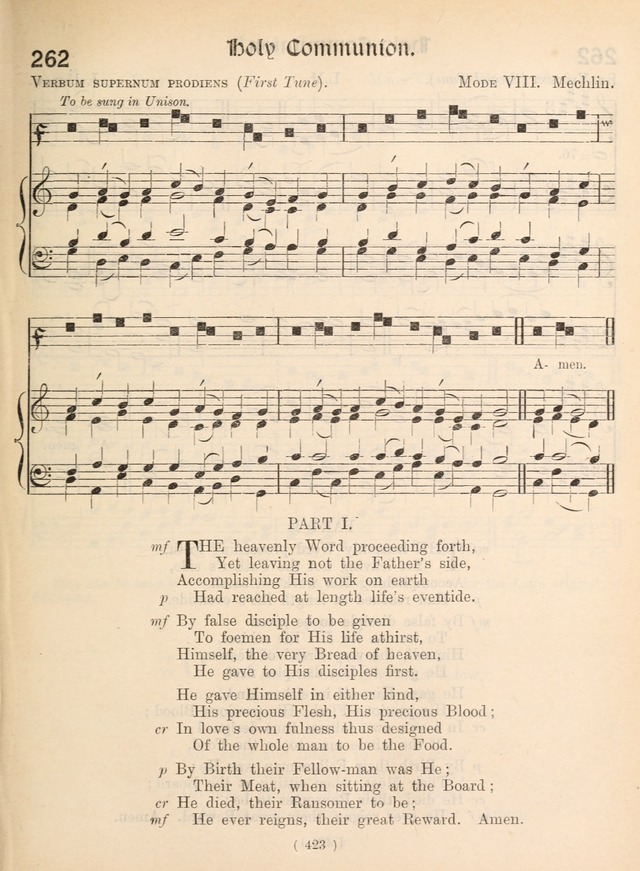 Church Hymns: with tunes (New ed.) page 423