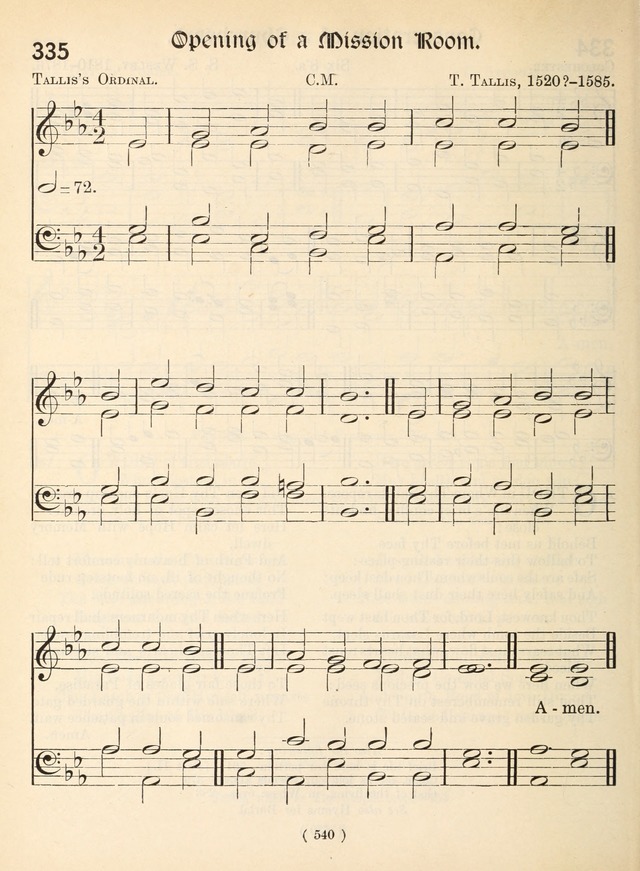 Church Hymns: with tunes (New ed.) page 540