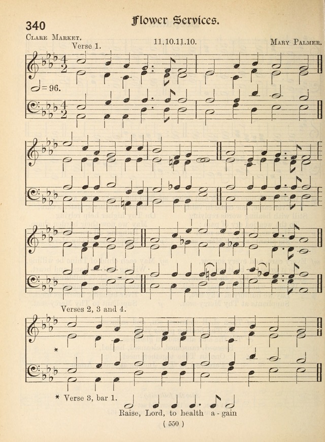 Church Hymns: with tunes (New ed.) page 550