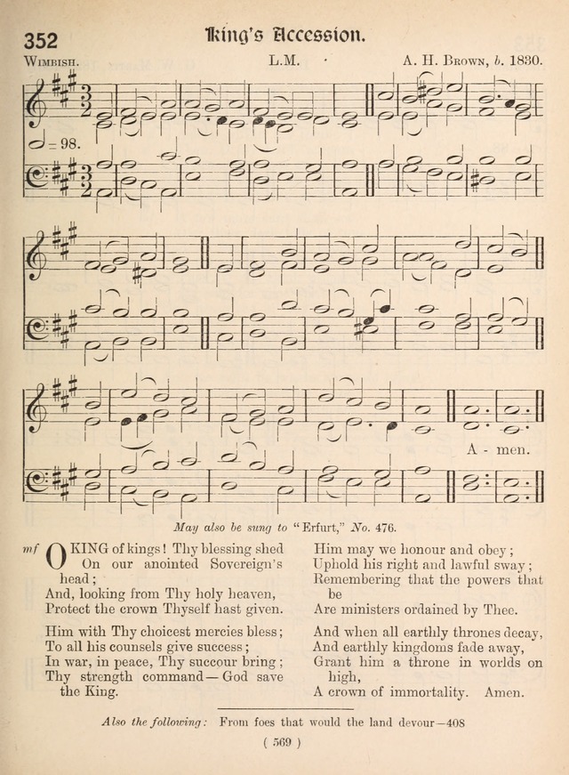 Church Hymns: with tunes (New ed.) page 569