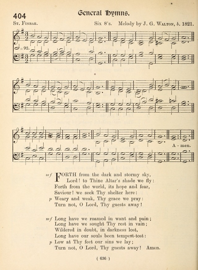 Church Hymns: with tunes (New ed.) page 636