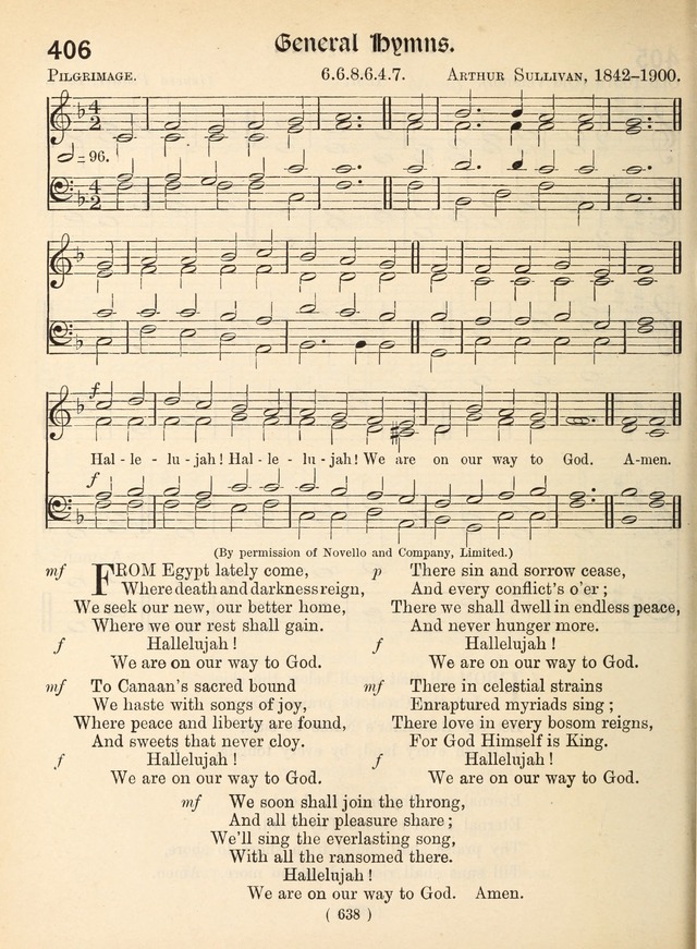 Church Hymns: with tunes (New ed.) page 638