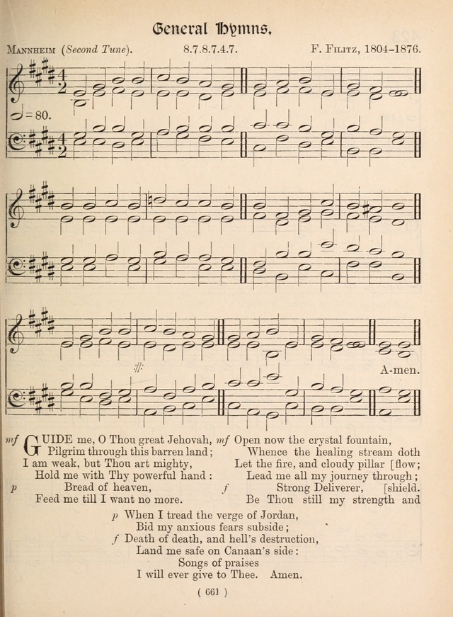 Church Hymns: with tunes (New ed.) 422a. Guide me, O Thou great Jehovah | Hymnary.org