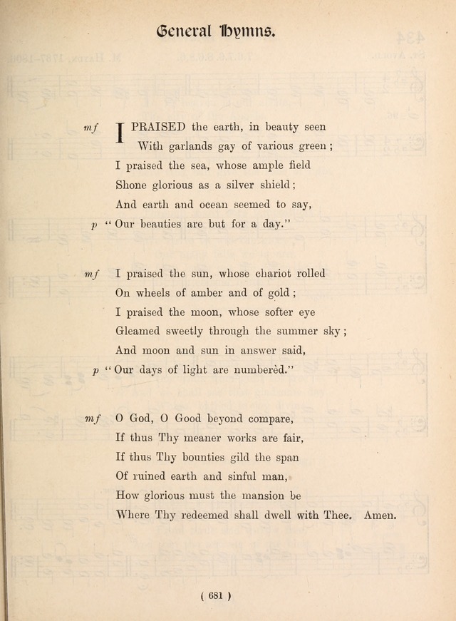 Church Hymns: with tunes (New ed.) page 681