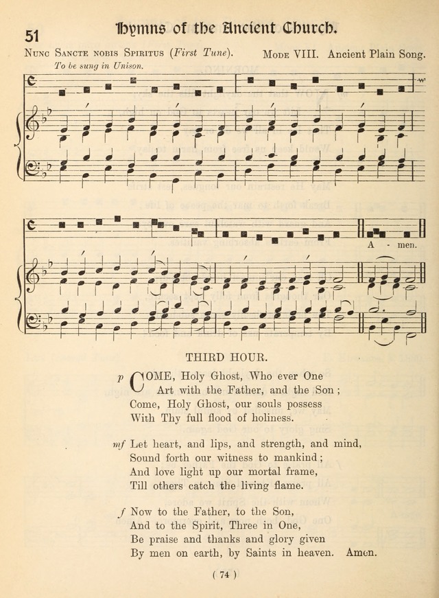 Church Hymns: with tunes (New ed.) page 74