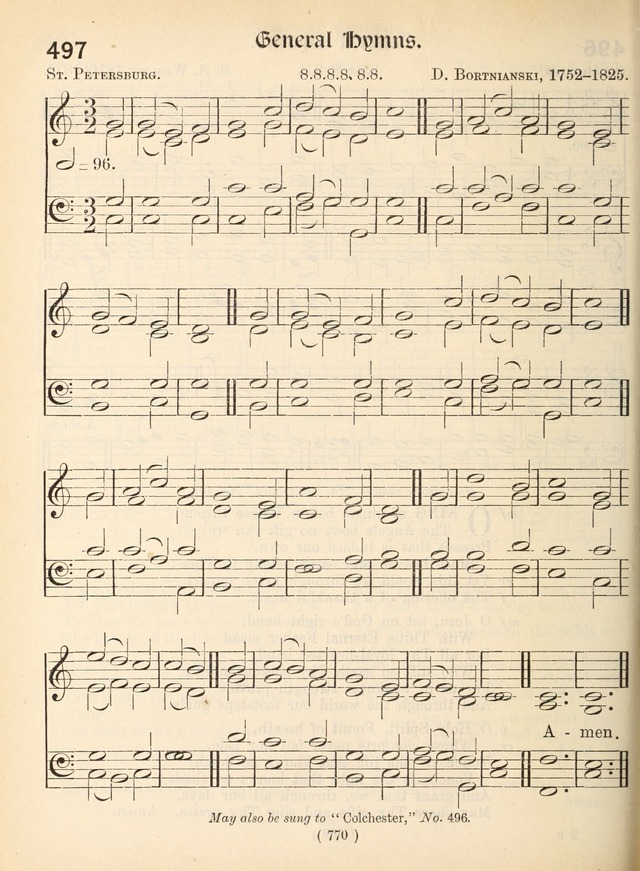Church Hymns: with tunes (New ed.) page 770