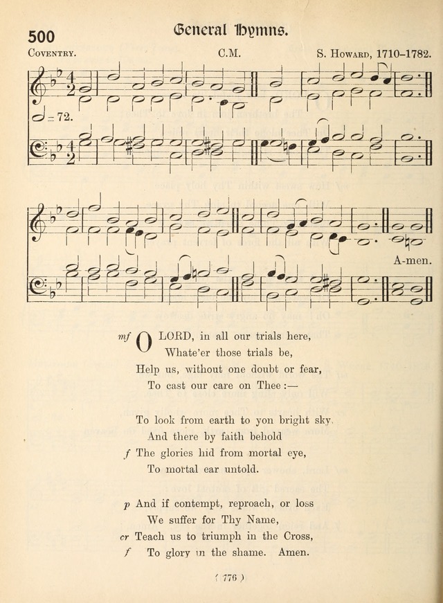 Church Hymns: with tunes (New ed.) page 776