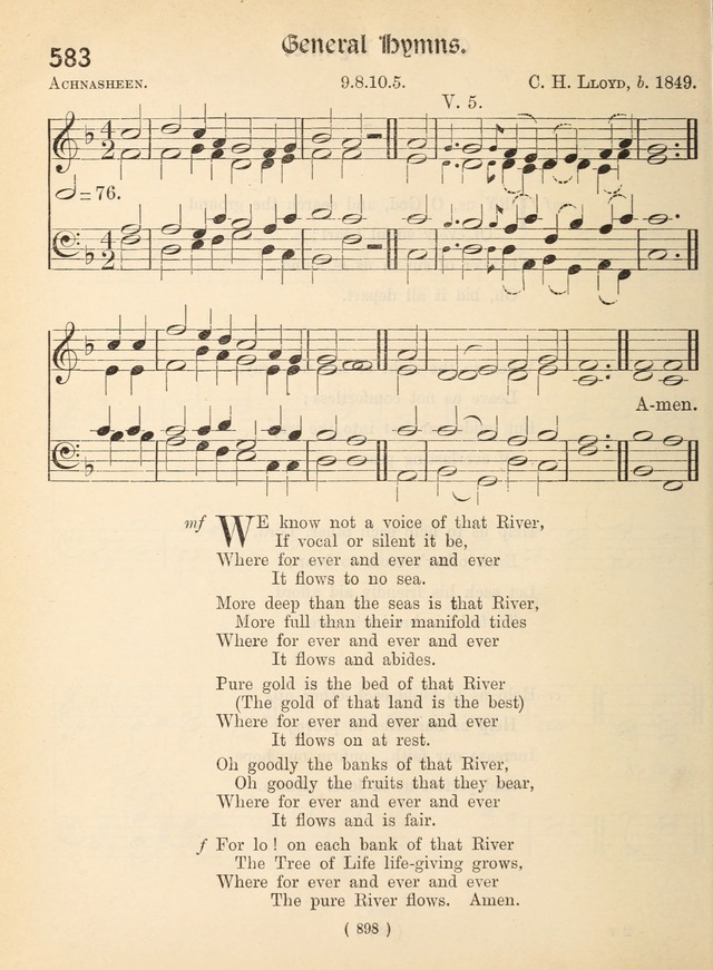 Church Hymns: with tunes (New ed.) page 898