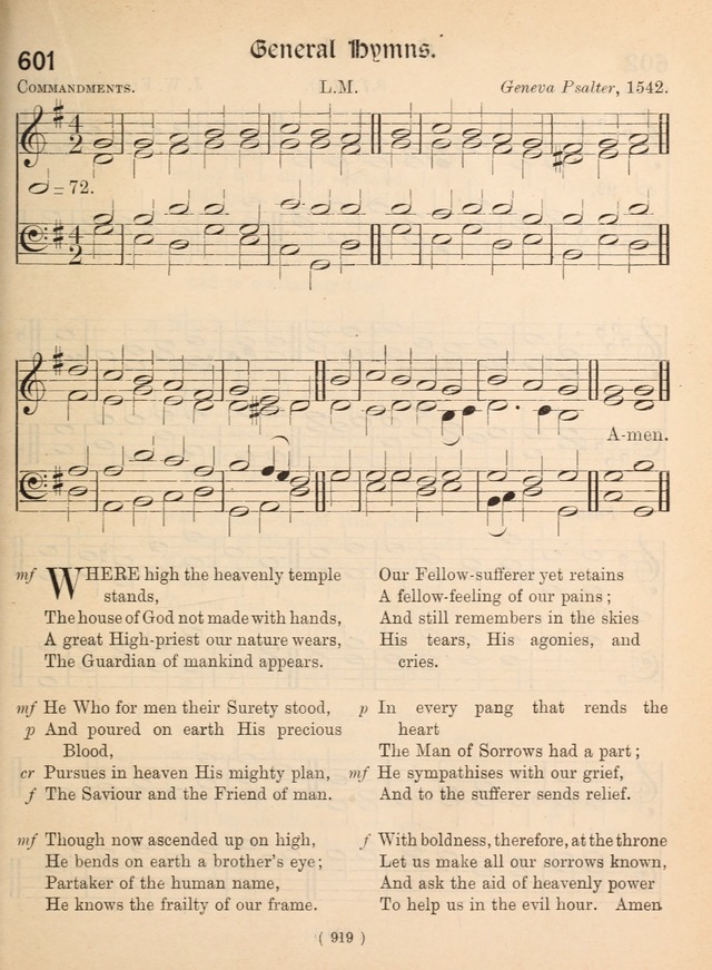 Church Hymns: with tunes (New ed.) page 919