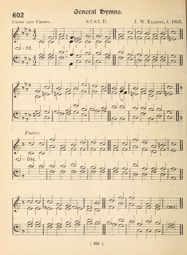 Church Hymns: with tunes (New ed.) page 920