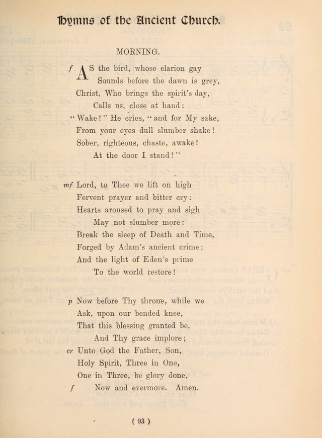 Church Hymns: with tunes (New ed.) page 93