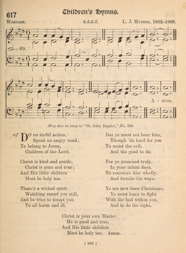 Church Hymns: with tunes (New ed.) page 943