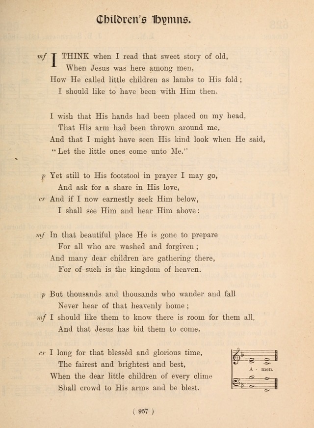 Church Hymns: with tunes (New ed.) page 957
