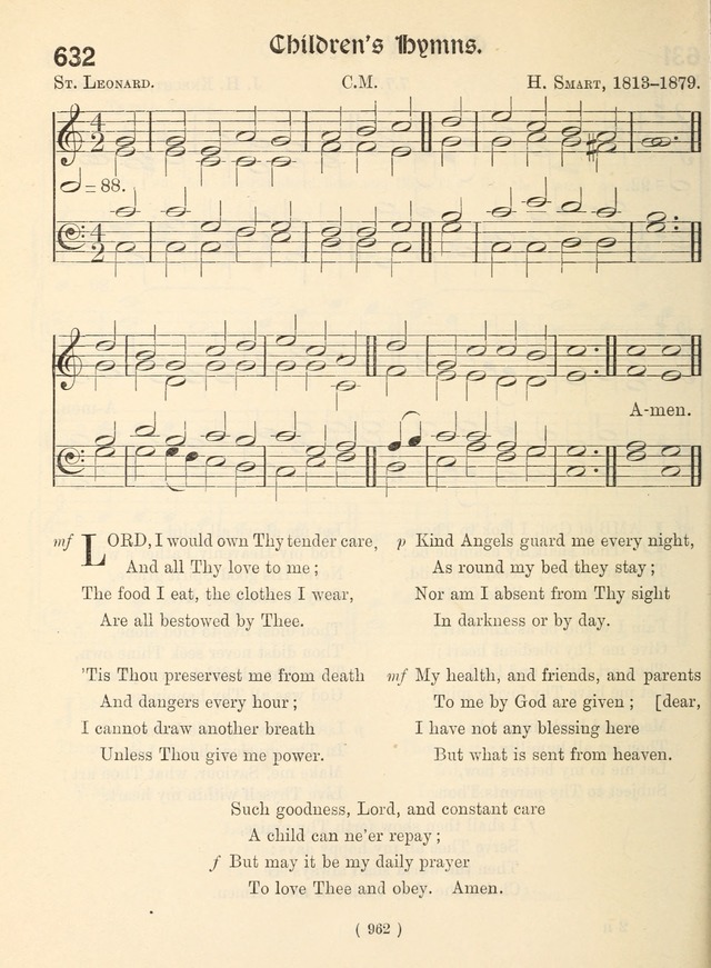 Church Hymns: with tunes (New ed.) page 962