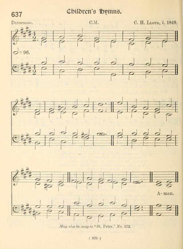 Church Hymns: with tunes (New ed.) page 970
