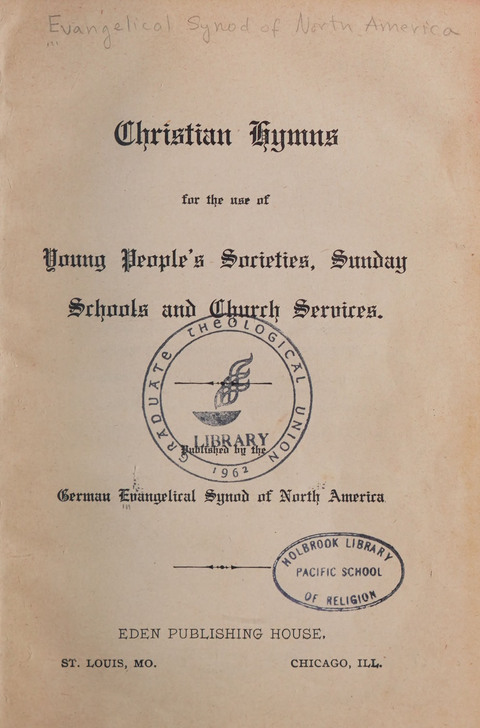 Christian Hymns: for the use of Young People