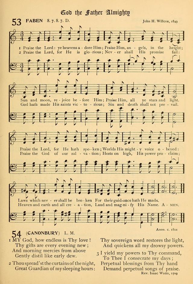 The Chapel Hymnal page 58