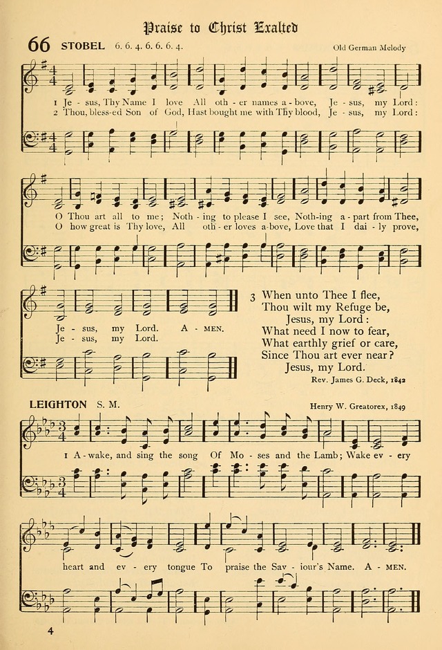 The Chapel Hymnal page 68