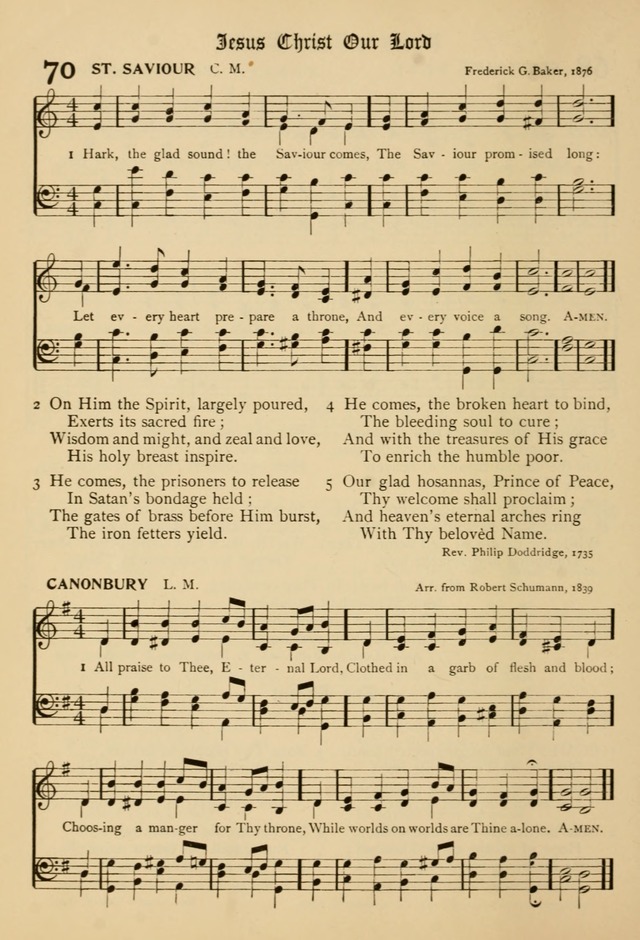 The Chapel Hymnal page 71