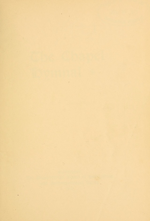 The Chapel Hymnal page v